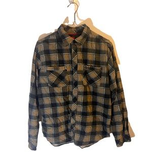 Quicksilver Tan/Blue Flannel